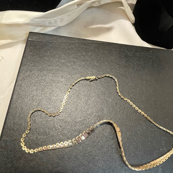 Vintage 14K Solid Gold Heavy Tricolor Cleopatra necklace Heavy’ Italy - Picture 13 of 16